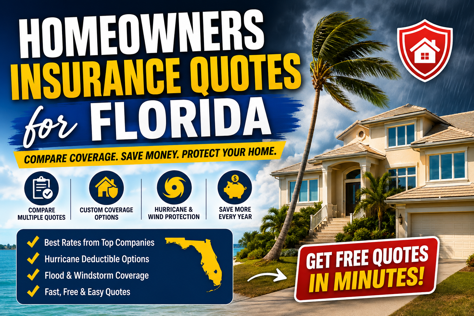 compare homeowners insurance quotes for Florida,